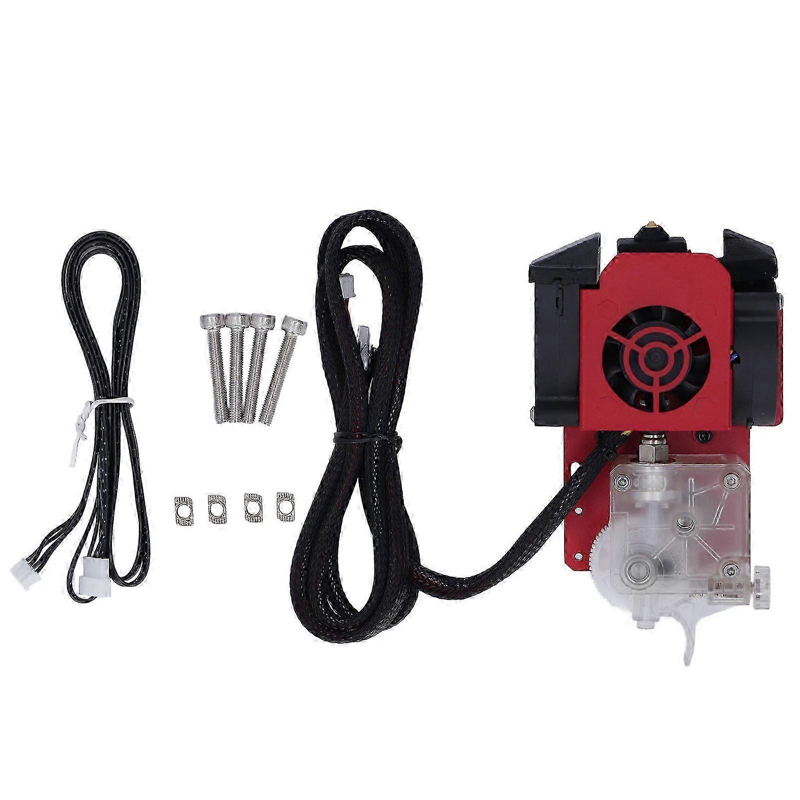 Direct Drive Extruder Upgrade Kit Dual Fan Wheels Short Range Extruder Upgrade Kit with 34 Stepper Motor for Ender 3 24V