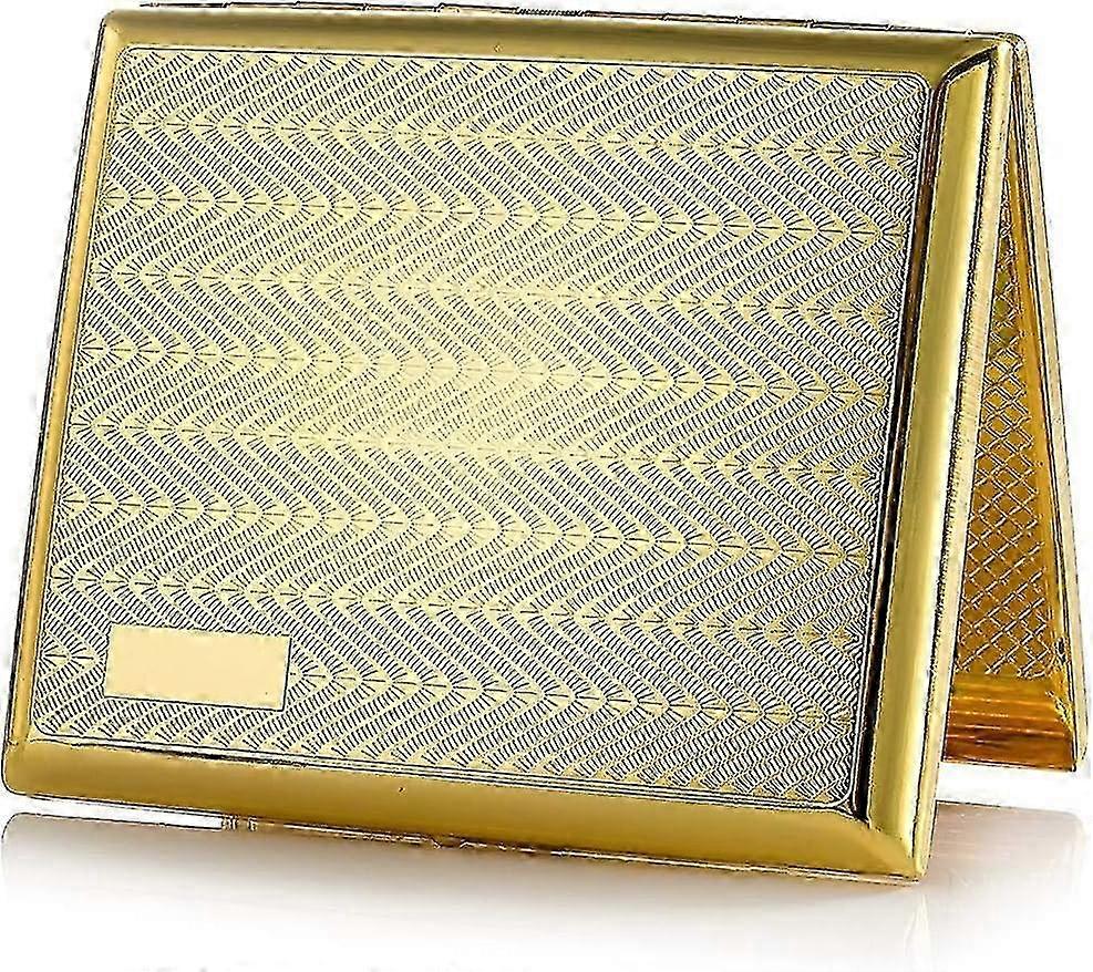 Kultainen savukekotelo, metallinen tupakkalaatikko, savukekotelo Savukekotelo 20--