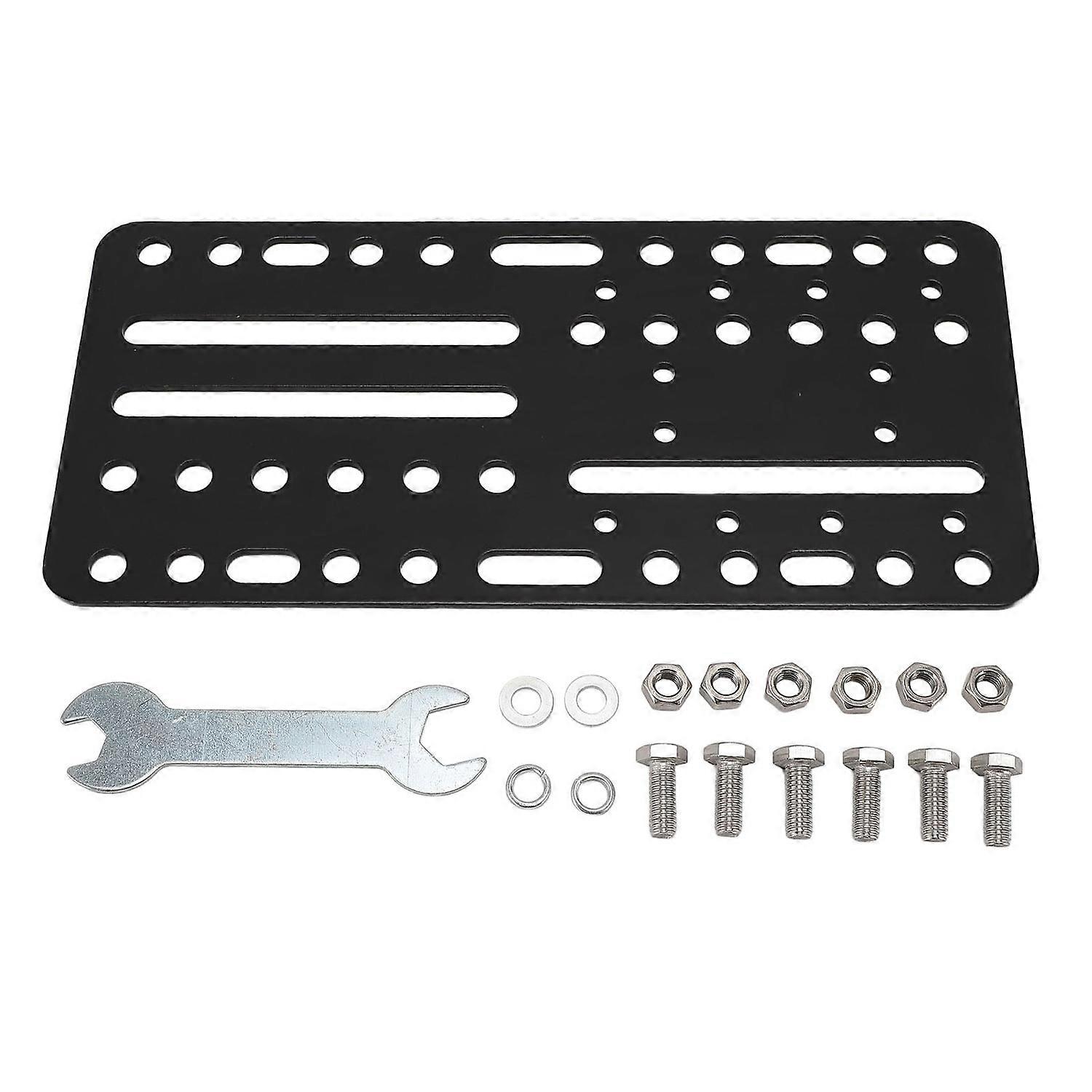 USB Handbrake Desk Mount Bracket Plate Universal Multiple Hole Adapter Plate for SIM Racing Shifter