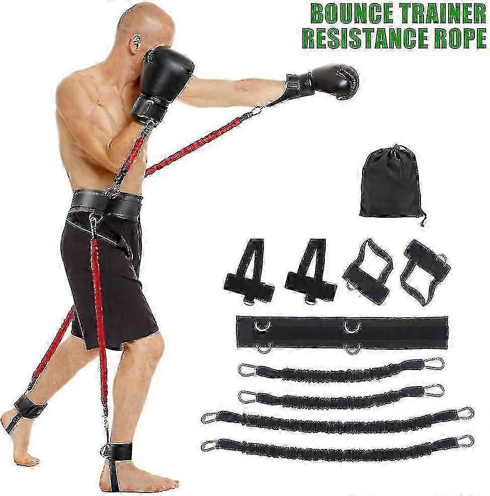 11pcs Resistance Bands Set, Resistance Bands With 5 Exercise Bands, 2 Foam Handles, 2 Ankl