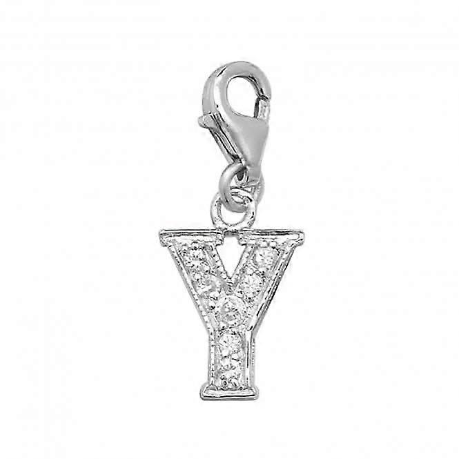 Acotis Silver Pendant Zirconia Initial G6282/Y