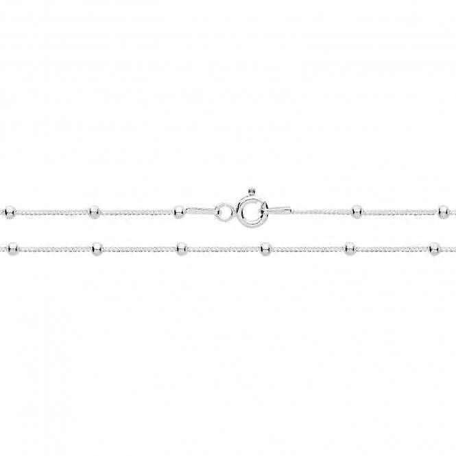 Acotis Silver Chain Fine Curb Bead G1360