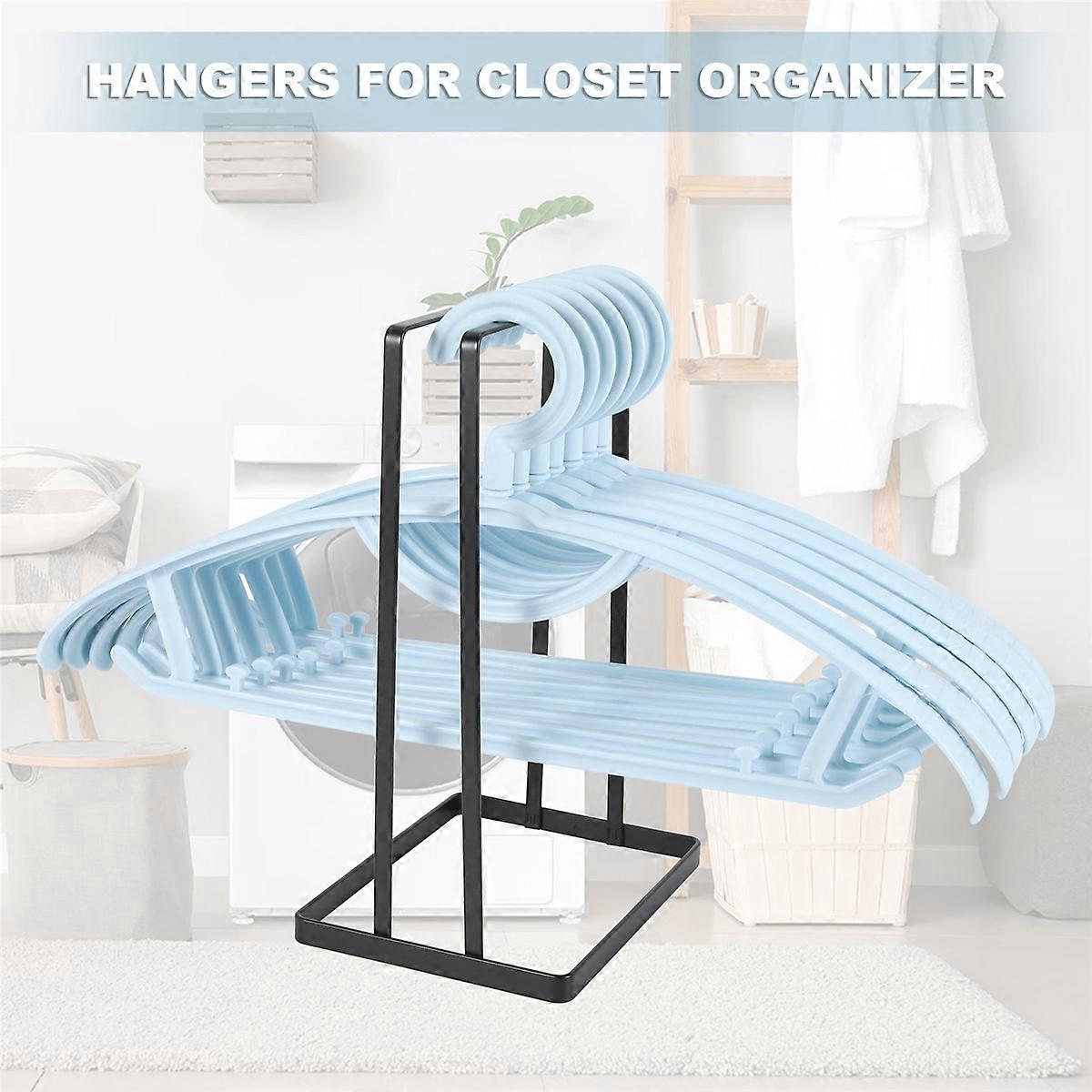 Hanger Storage Organizer, Hanger Stacker Rack for Laundry Closet