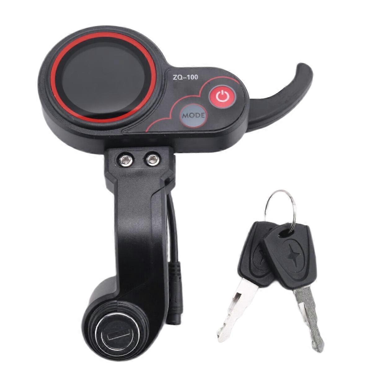 ZQ-100 Mileage Meter with Key Speed Adjustable Electric Scooter Meter