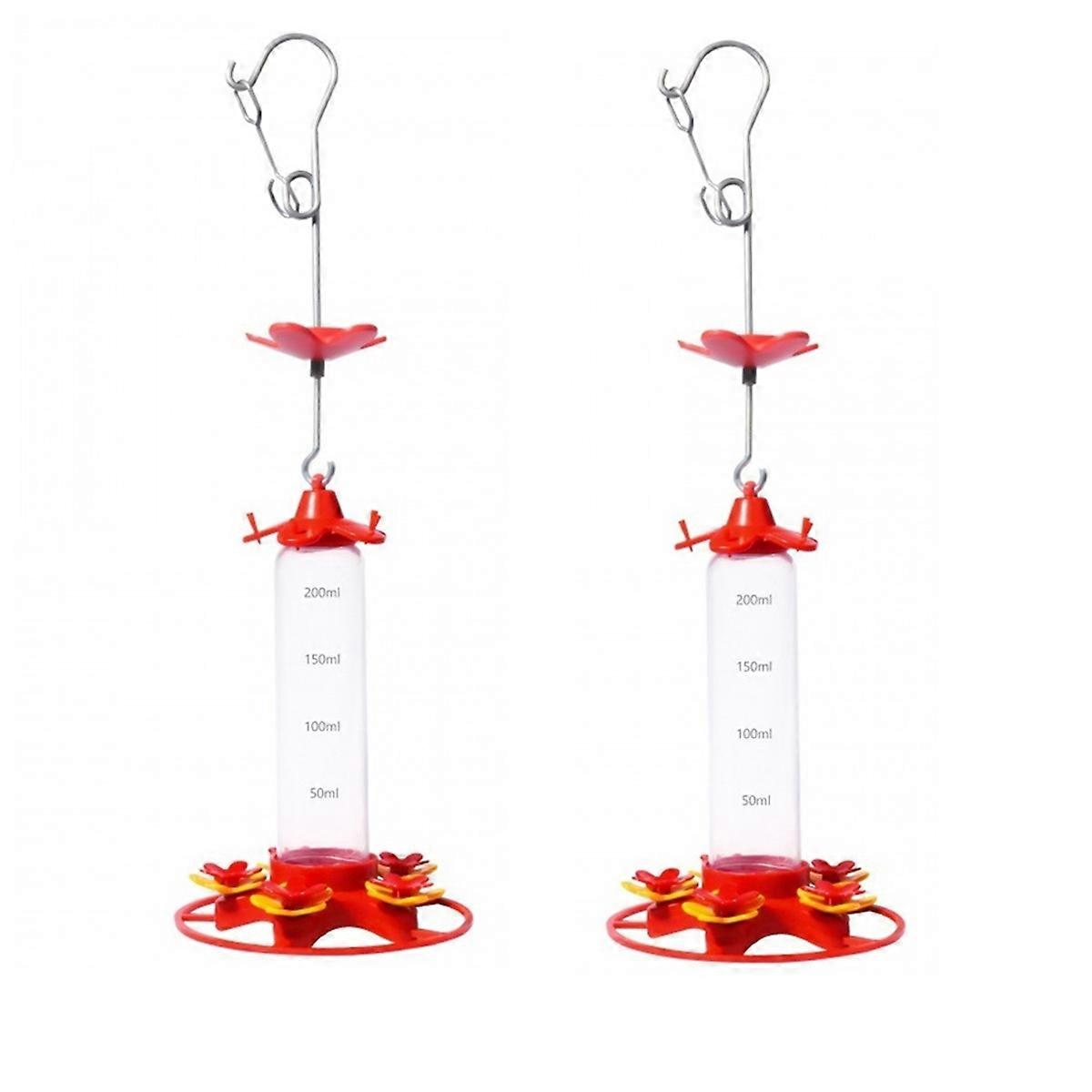 2PCS Bird Feeder 200Ml Plastic Feeders for Outdoors