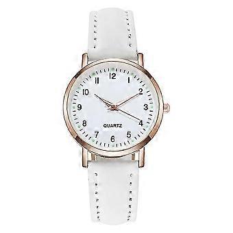 Orologi da donna Orologio da polso analogico al quarzo piccolo da donna Casual bianco