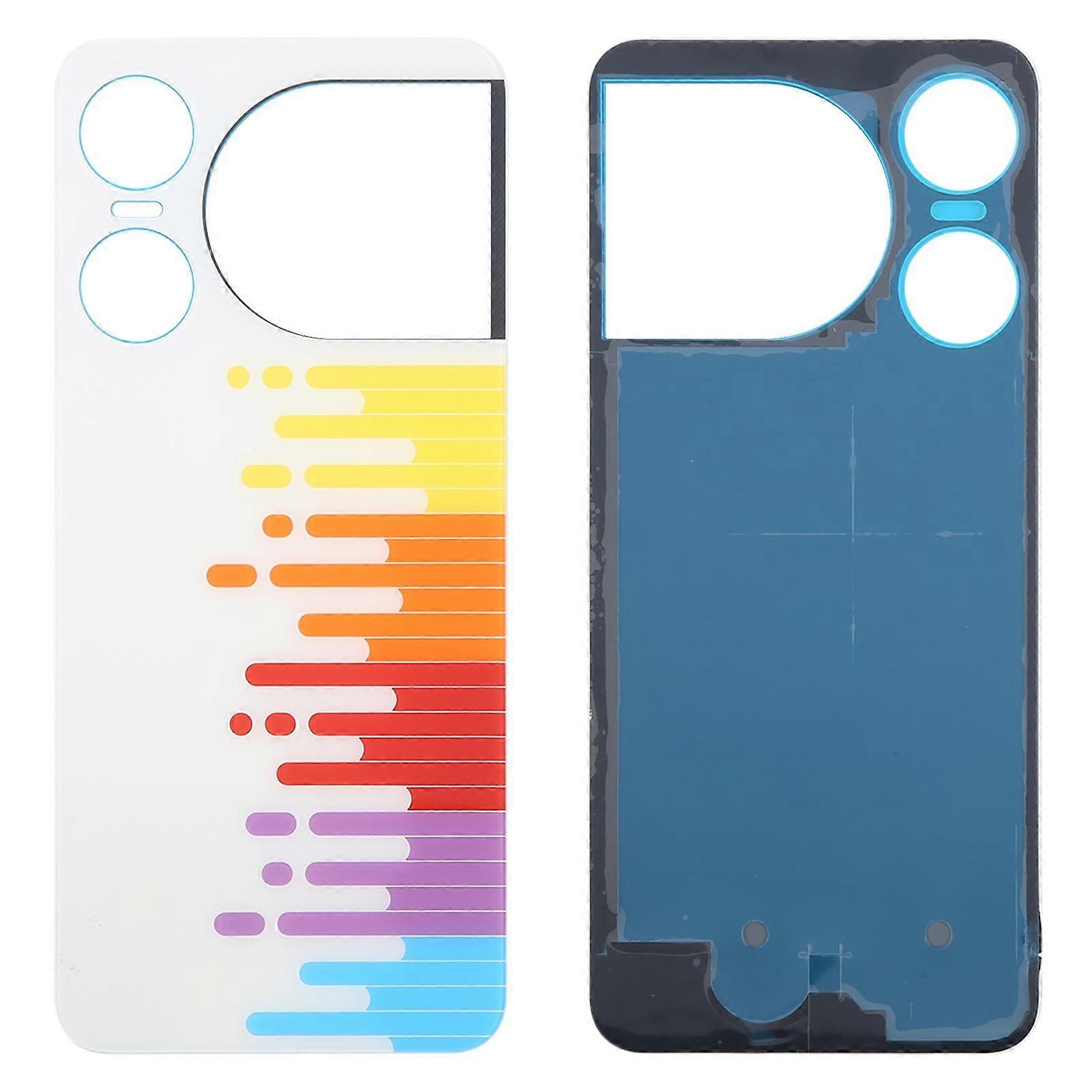 ZTE nubia Music 2ガラスバッテリーバックカバー(接着剤付き)