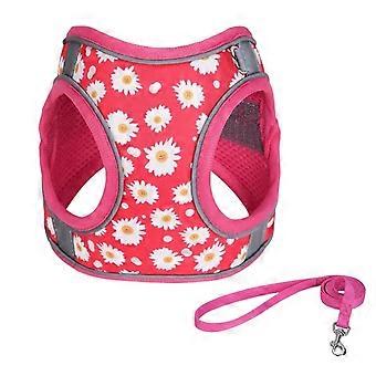 Pettorina per cani con imbottitura regolabile in morbida rete e set di gilet riflettente per animali domestici e pelle di cavallo