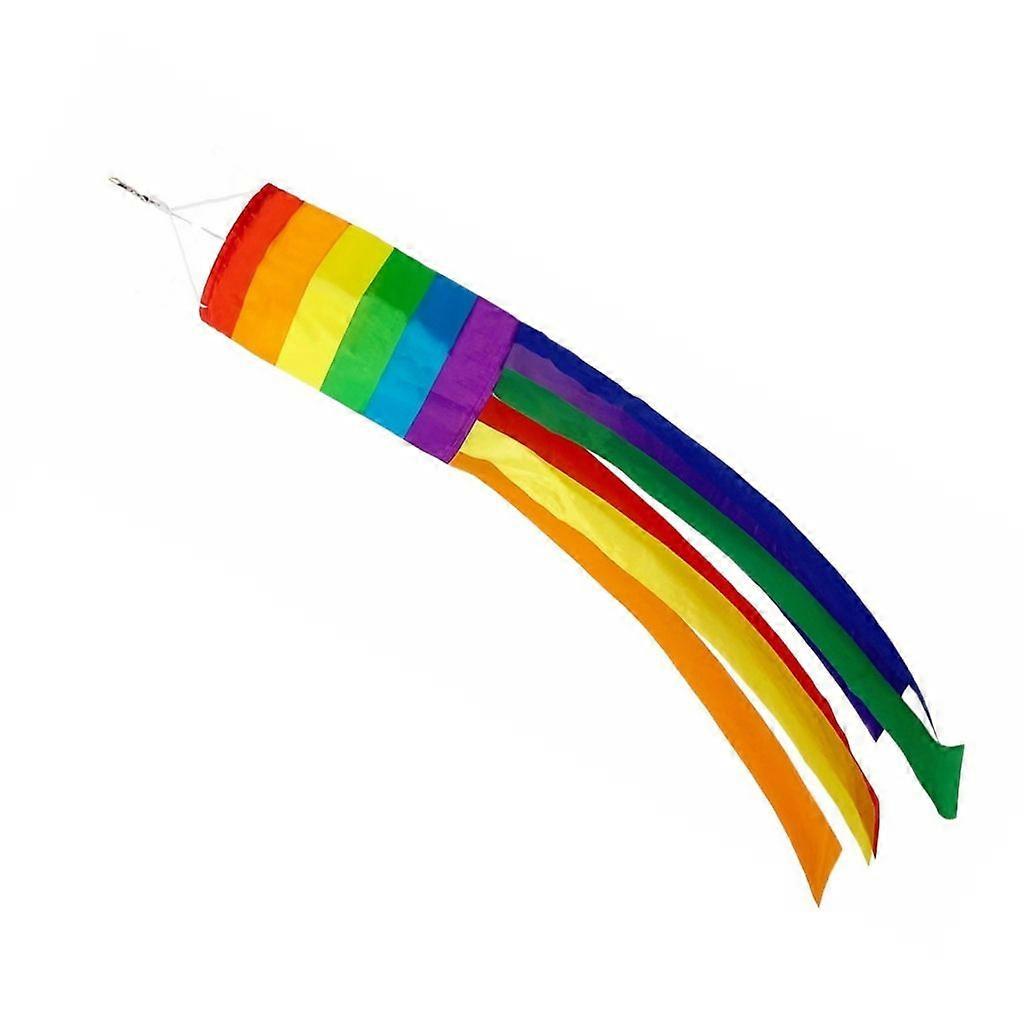 Long Tail Windsock Rainbow Column Windsock Flag Outdoor