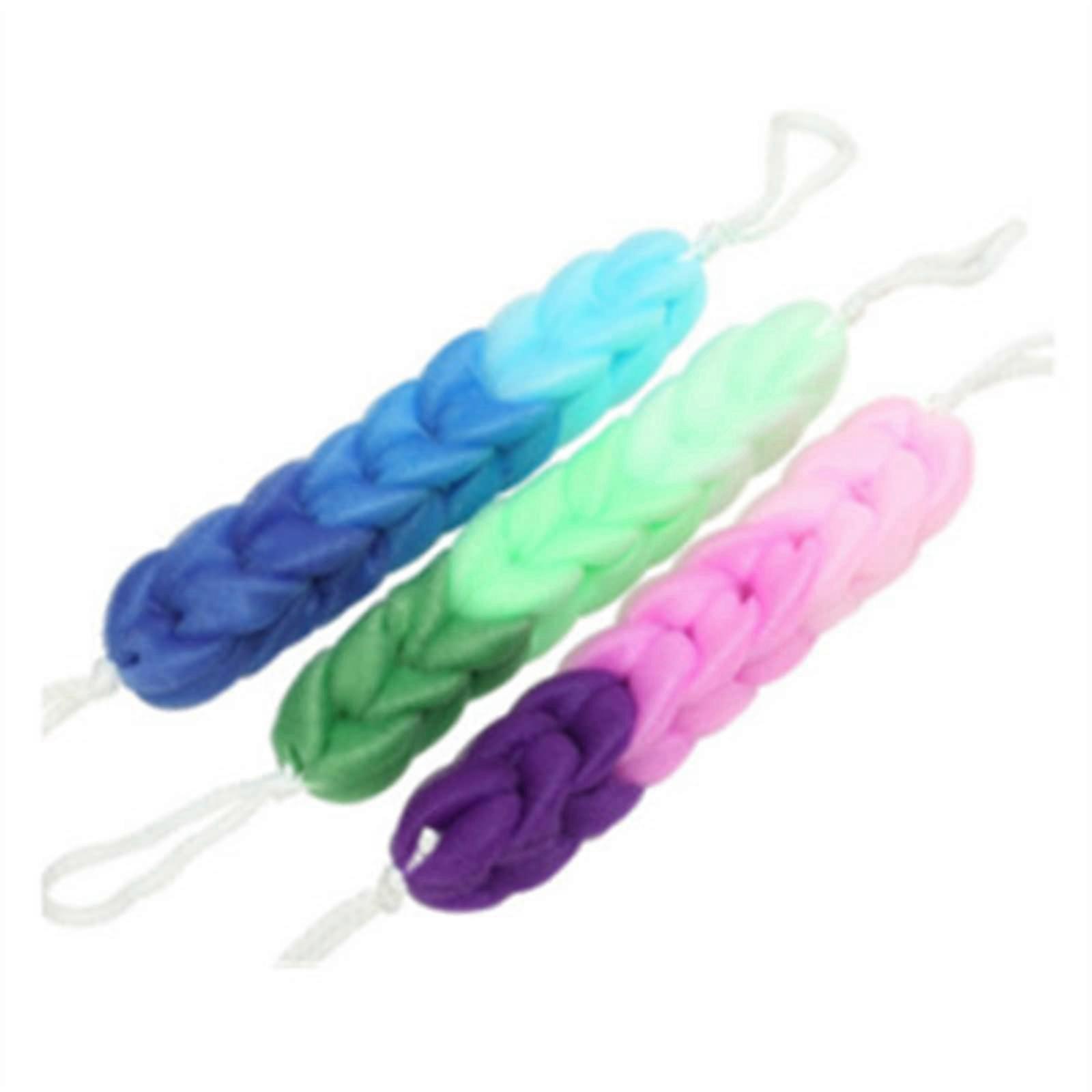 3 long -length tensile sponge rope with rope, shower peeling for men and women with sponge, sponge sponge sponge