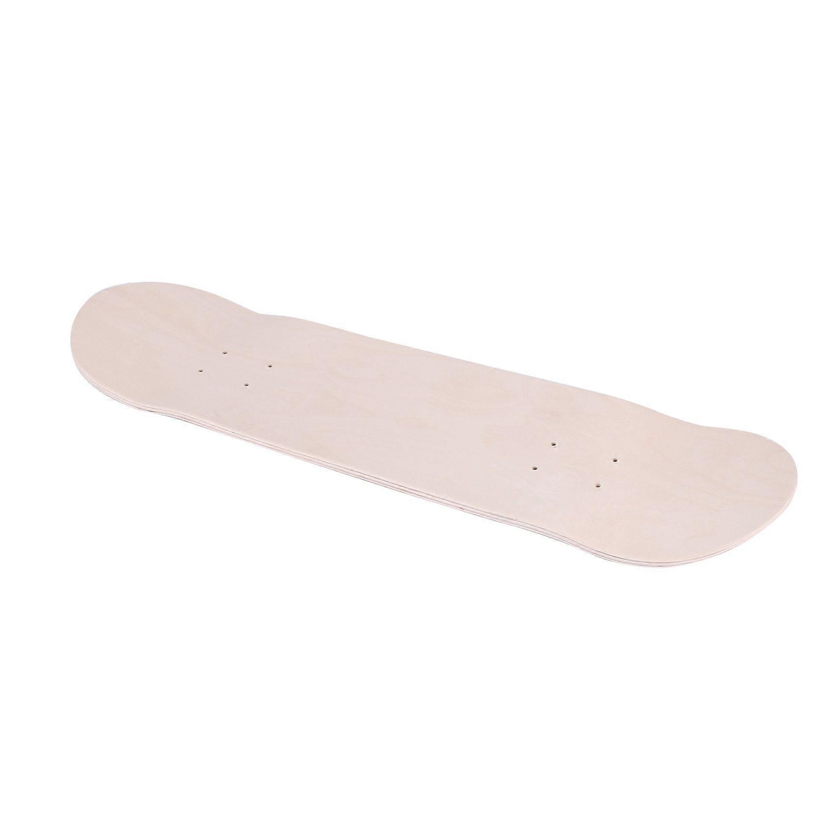 8Inch 8-layer σφενδάμι κενό διπλό κοίλο skateboards φυσικό skate deck board skateboards κατάστρωμα ξύλο σφενδάμι