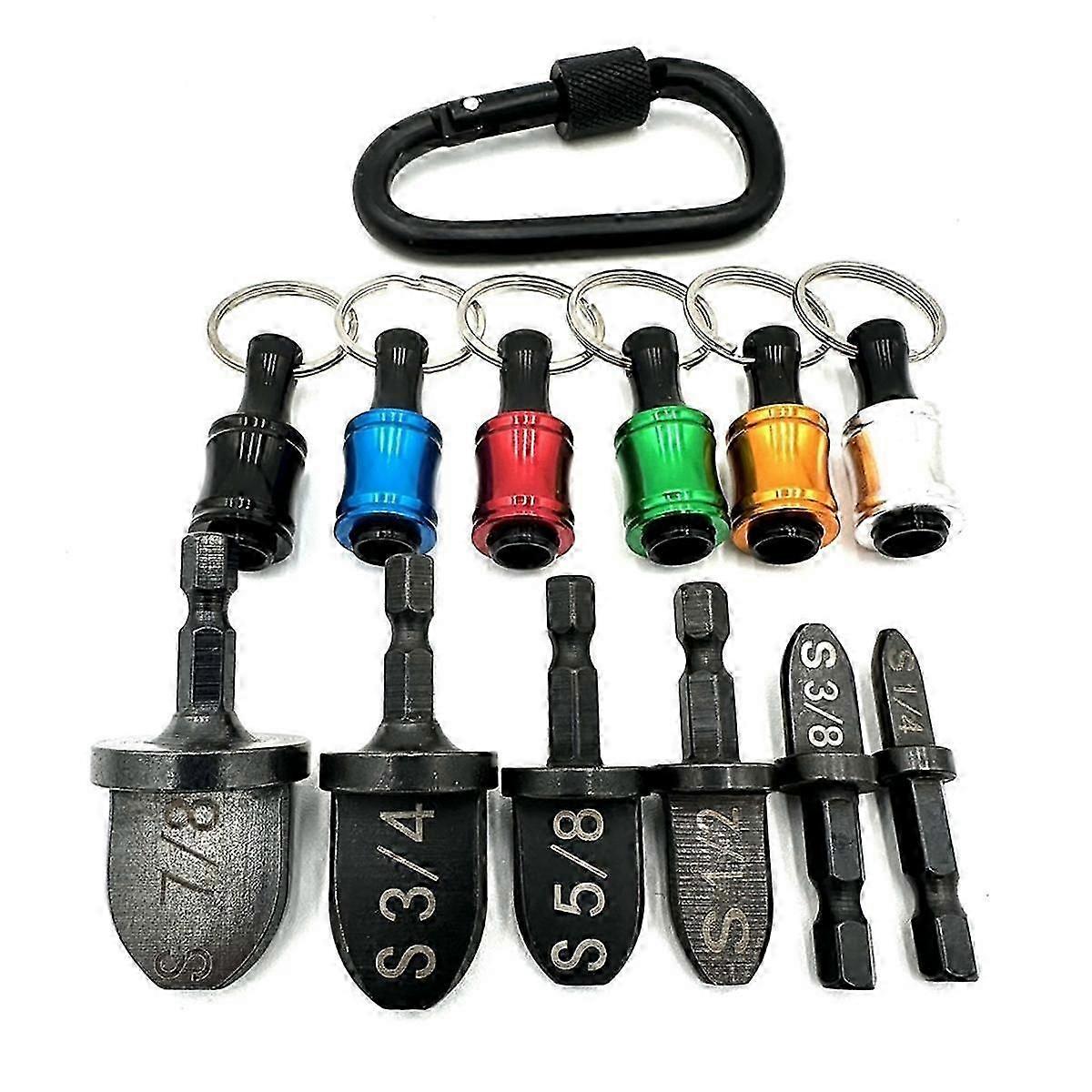 HVAC Swage Tool HVAC Repairing Set,Air Conditioner Copper Tube Expander Swaging Tool Drill Bit Copp