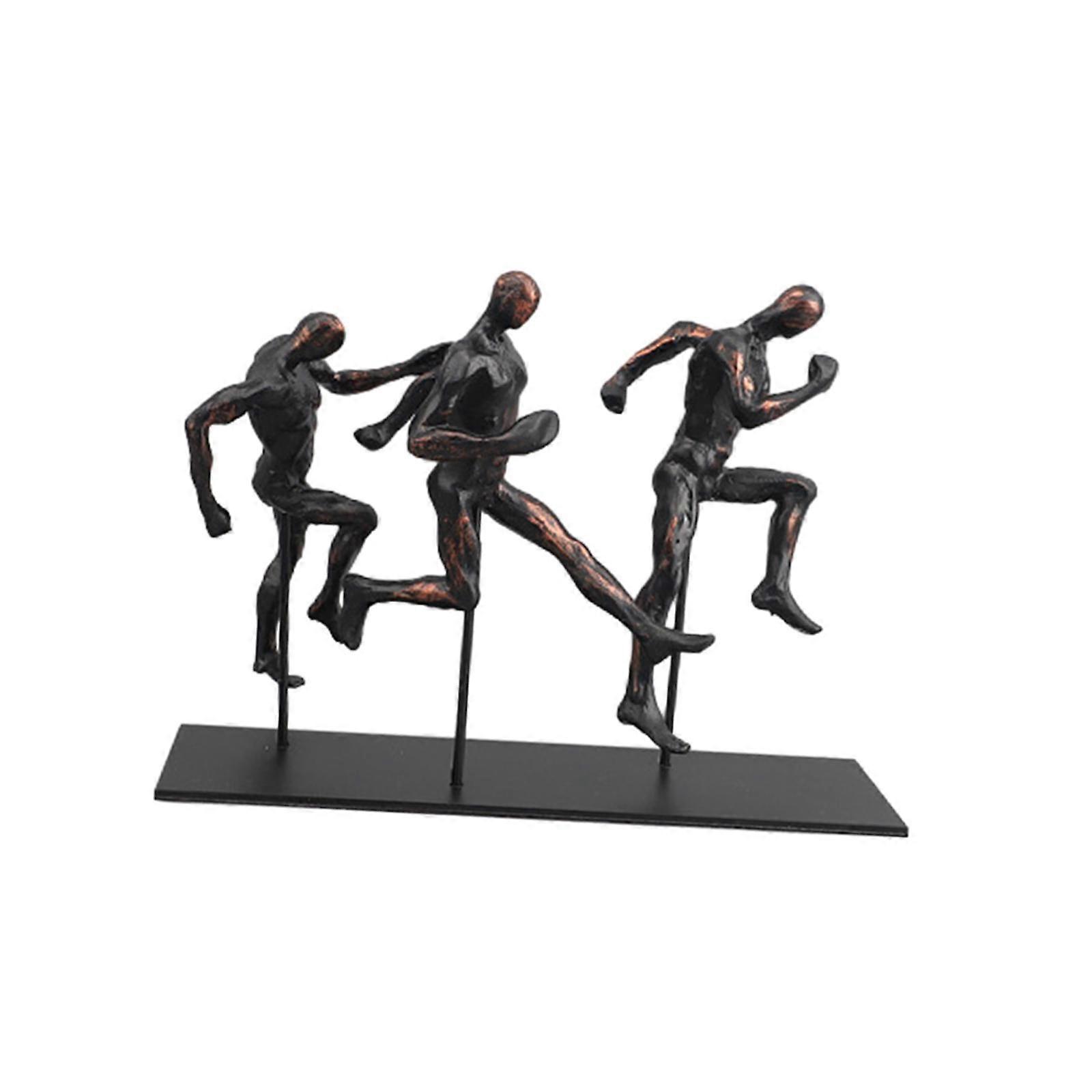 Running Figures Sculpture Track and Field Figures Modern Exquisite Workmanship