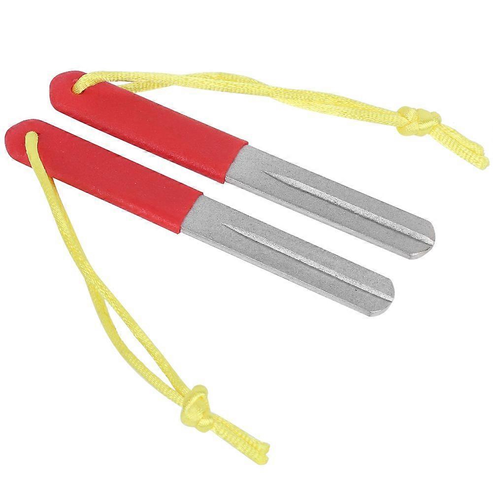 2Pcs Fishing Hook Sharpening File for Outdoor Use