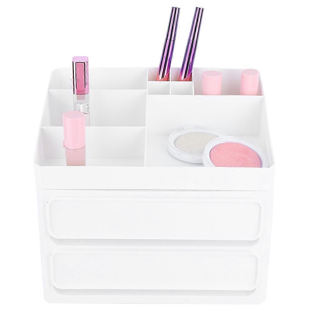 Plastic Desktop Cosmetic Storage Box Organizer with Various Containers