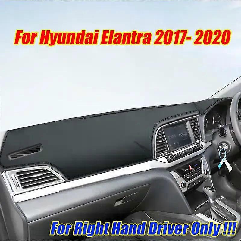 RHD Leder Armaturenbrett Abdeckung Dash Protector Pad Matte Für Hyundai Accent 2017-2020