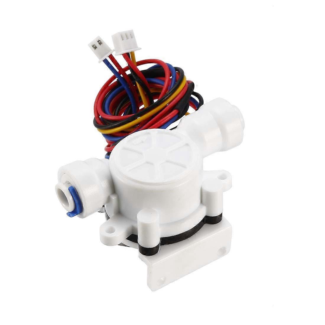 1/4 Inch Quick Hall Effect Liquid Water Flow Sensor Switch Flow Meter Counter DC5V 0.310L/min