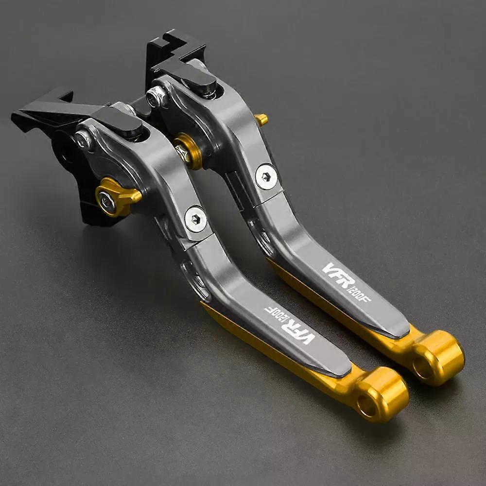 חל על חל על עבור הונדה VFR1200F 2010-2016 VFR 1200F VFR-1200F 2015 2014 2013 מתכוונן בלם מצמד ידית מתקפל אביזרים להרחבה