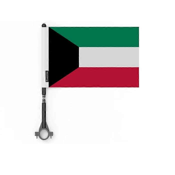 Kuwait Bicycle Flag in Polyester – 14 x 21 cm – Cycling Flag – 10 pieces