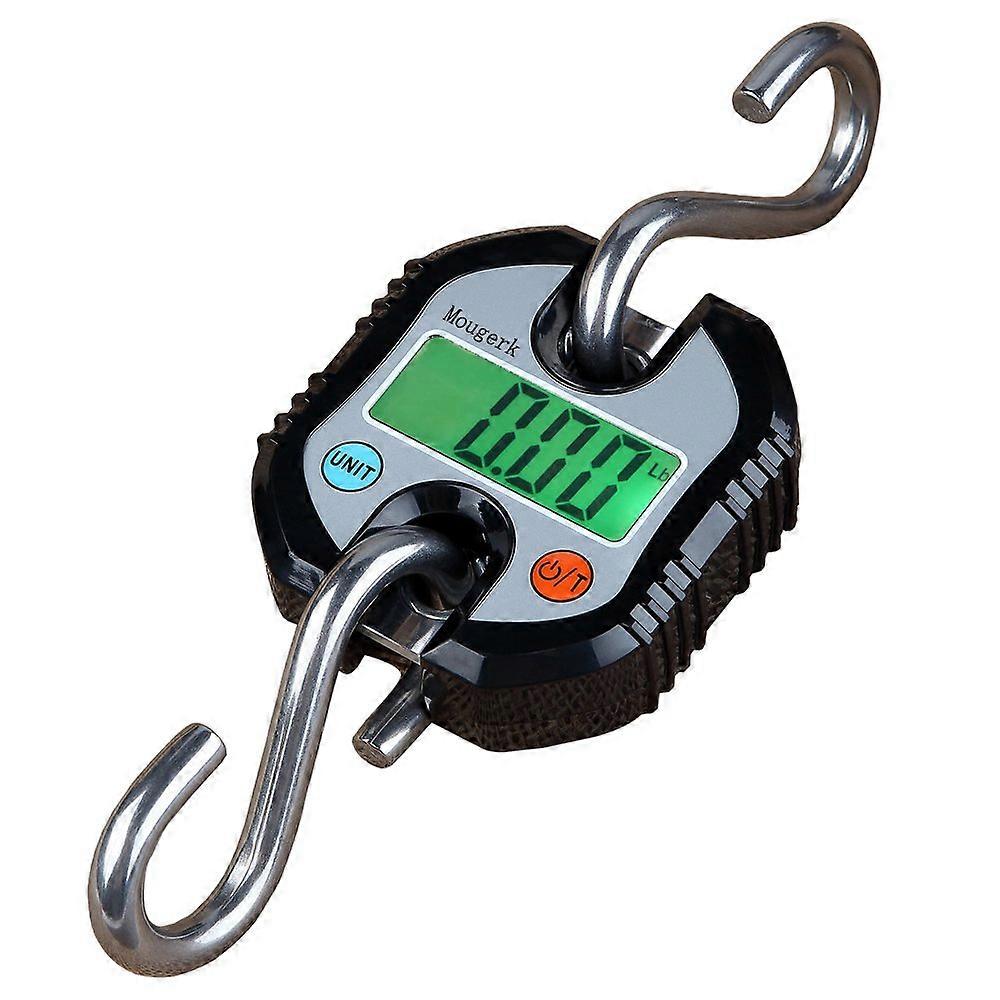 Digital Hanging Scales Crane Scale 150 kg 300 lb Capacity Black Durable Design Requires 2 AAA Batteries Not Included