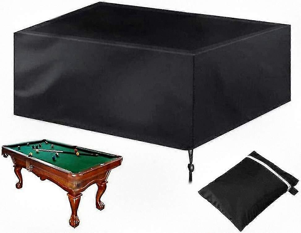 Snooker Table Cover with Drawstring Compatible with Similar Size Tables 225*116*82cm