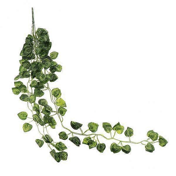 2x Artificial Vine Grapes Leaf Hanging Garland Plants home
