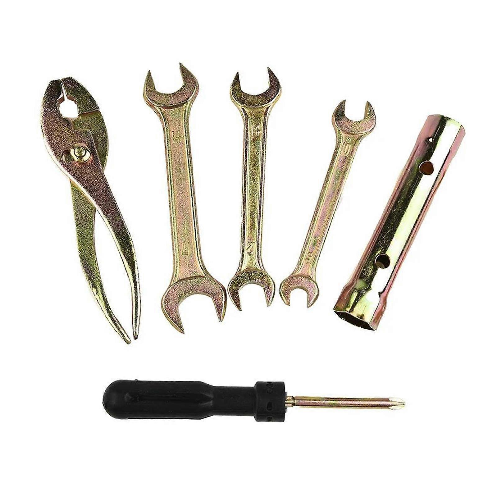 Motorcycle Repair Tool Kit Spark Plug Socket Screwdriver Portable Universal