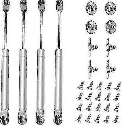 4stk Gasstiver 80n Hydraulisk stiverskab Dørstøddæmper til skabe Reoler Møbler(4, 80n)