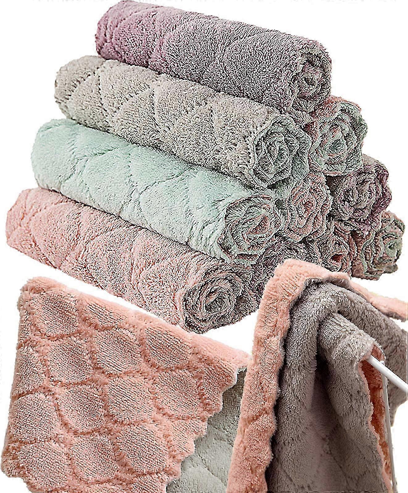 12 Quick-Dry Soft Absorbent Kitchen Towels