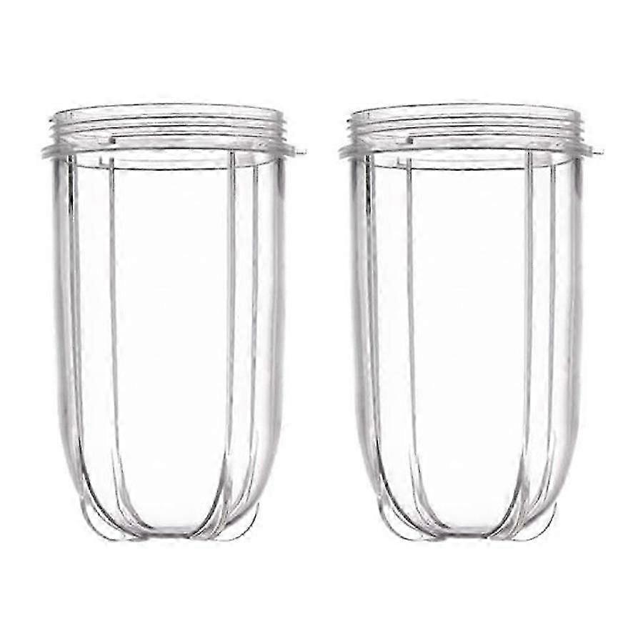 Replacement Tall Jar Cups for 2 Pack Magic Blender Compatible Jar Cups