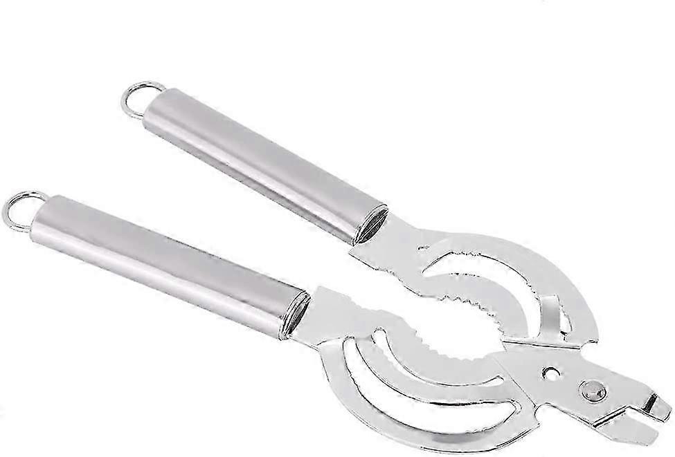 Stainless Steel Jar Opener Pliers - Easily Open Lids for Jars, Cans, Beer, Nuts & More
