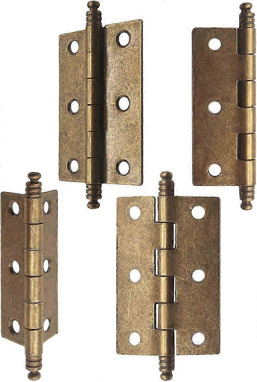 10pcs Old Style Metal Hinges 60*36mm Bronze