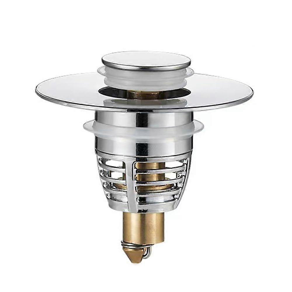 Solid Brass Drain Plug, Replacement for Sink Plug with Impact Core, 2833mm