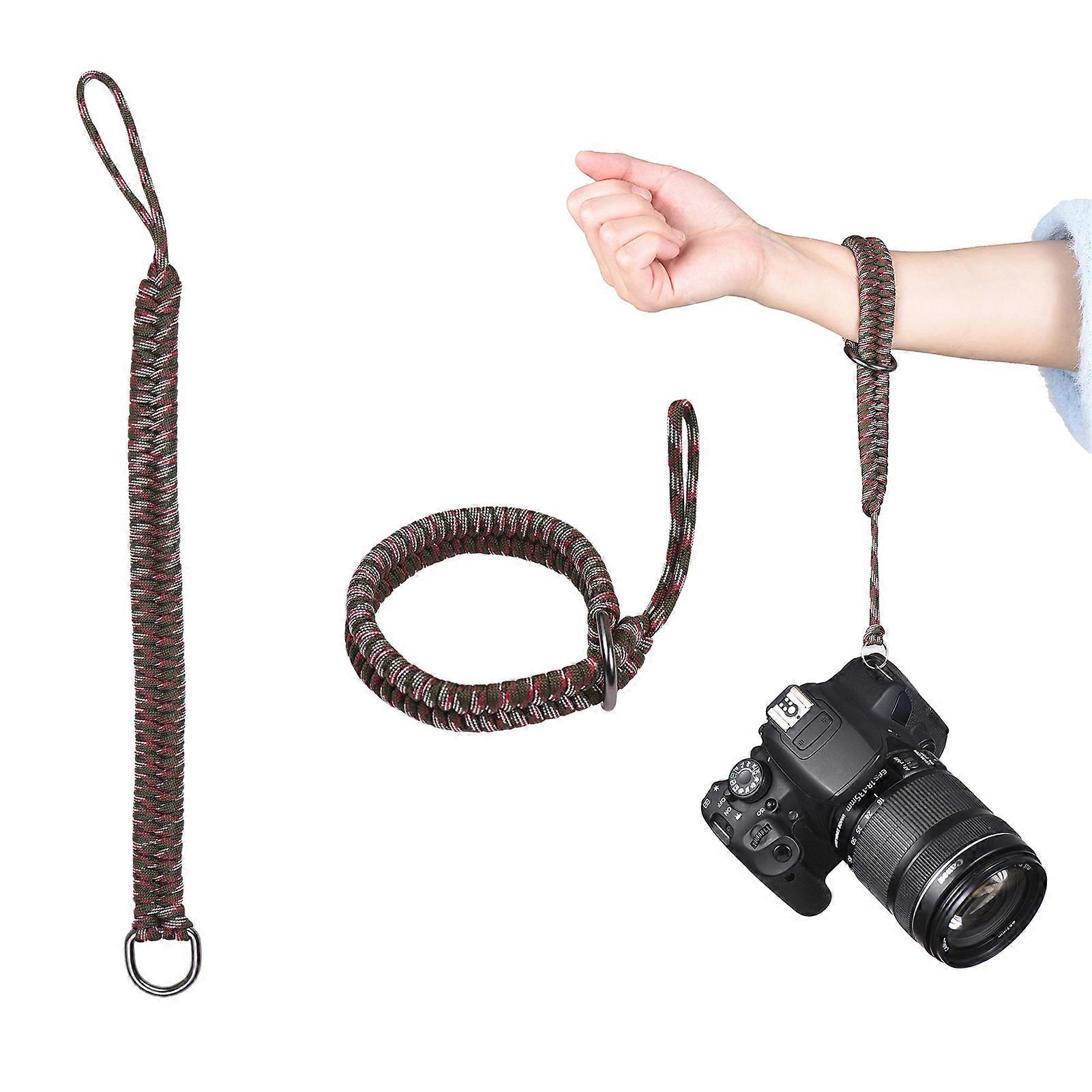 Universal Camera Wrist Strap 35cm Camera Hand Strap Wristband for DSLR & Mirrorless Cameras Straps for Photographers Quick Release