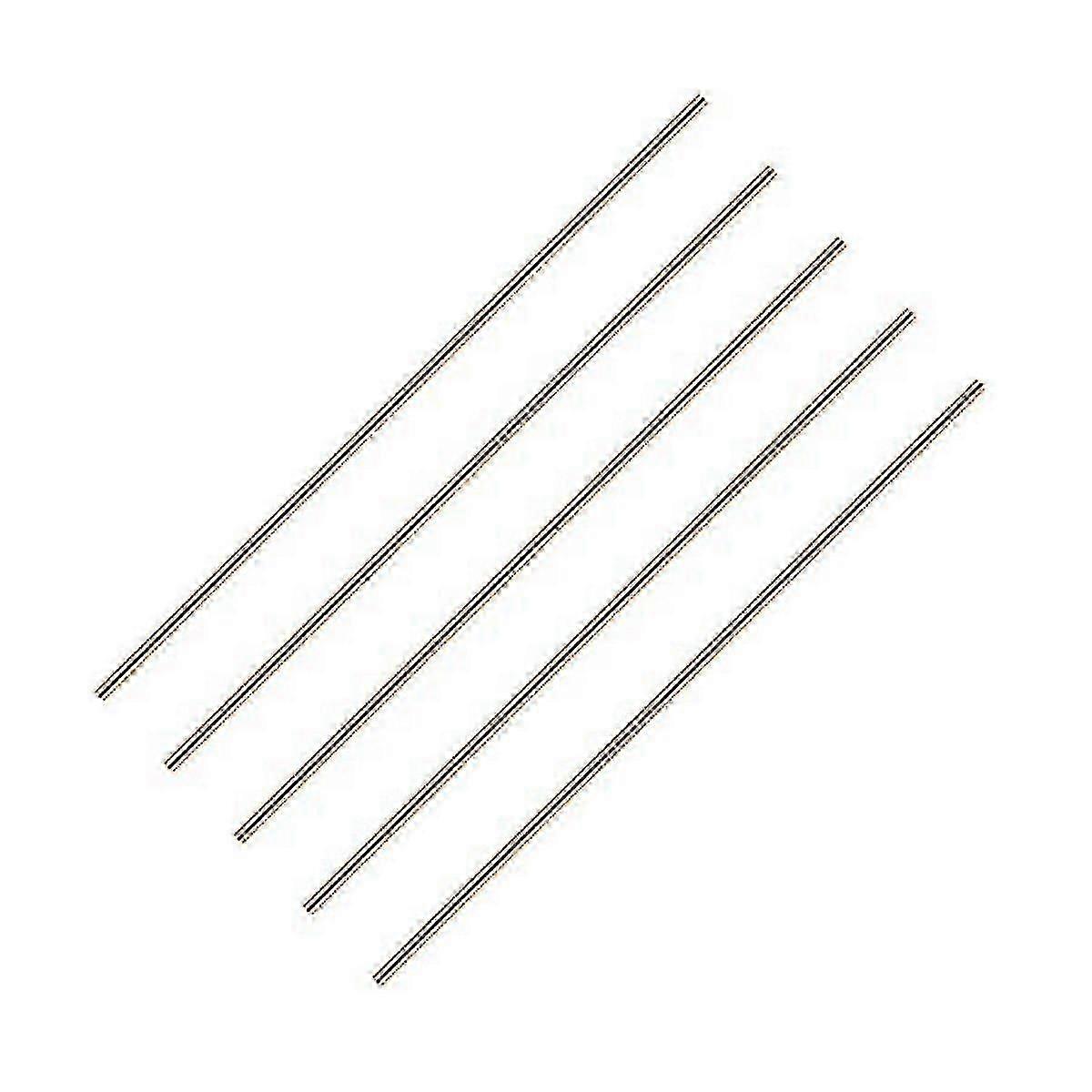 Barra de Cobre Redondo de Cobre Puro 11.8 Polegadas de Comprimento Barra de Torno de Cobre Sólido (5 Pcs, 3mm de Diâmetro)