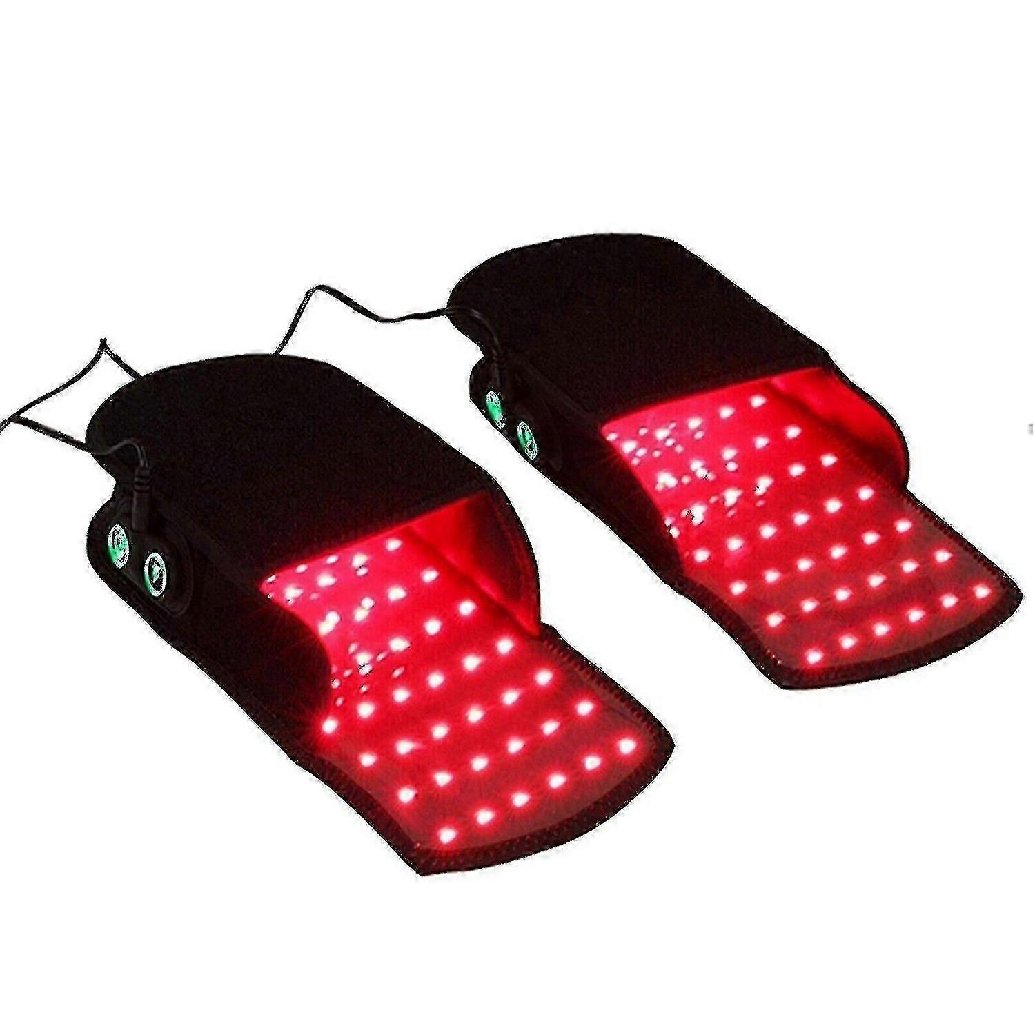 2 Slippers: Led Infrared Red Light Therapy For Foot Neuropathy Joint Pain Relief Phone -bp