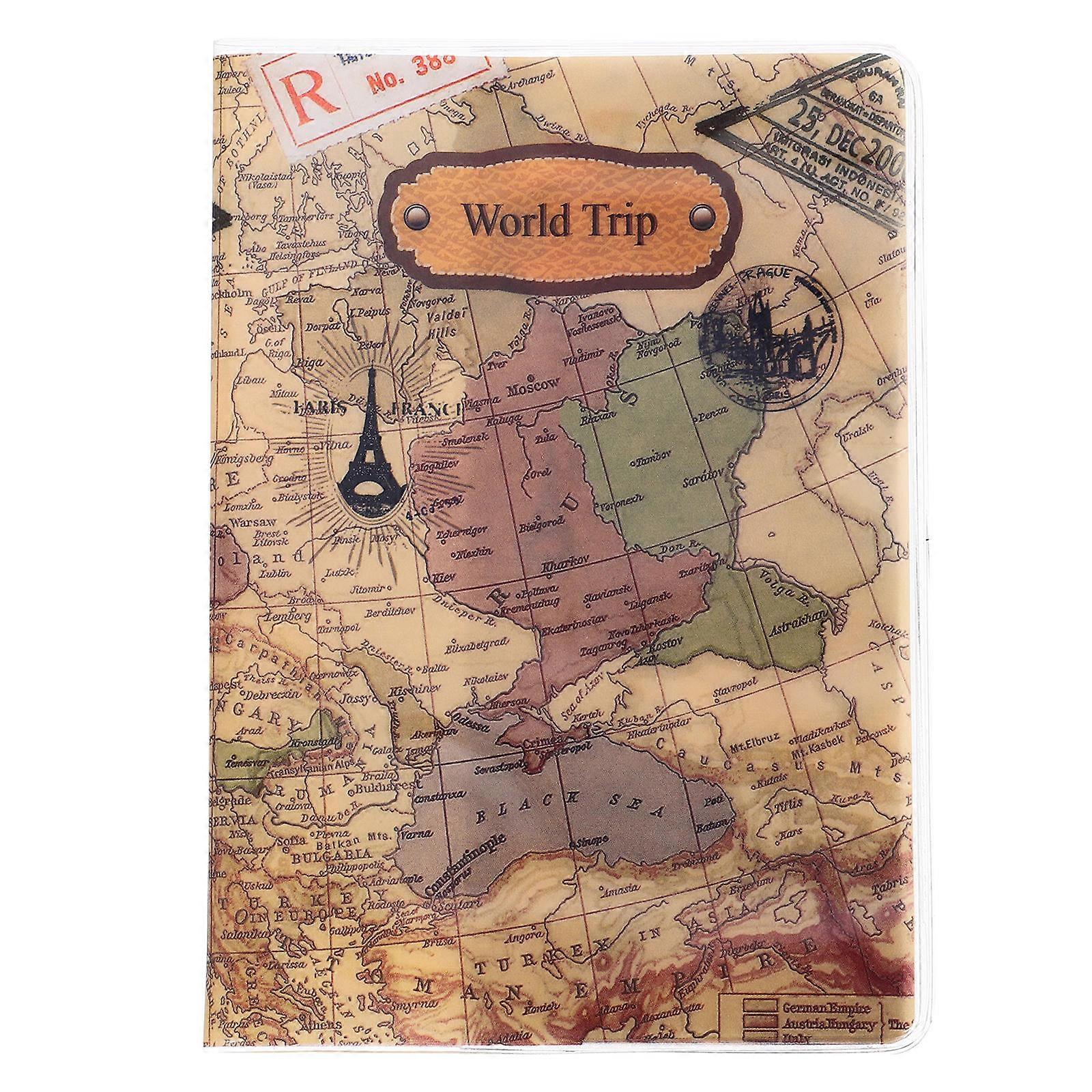 Travel Organizer with World Map and Protective Functionality