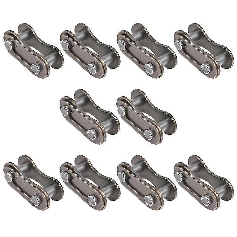 10Pc Missing Link Stainless Steel Chain Folding Single Chain for Bike Accessory