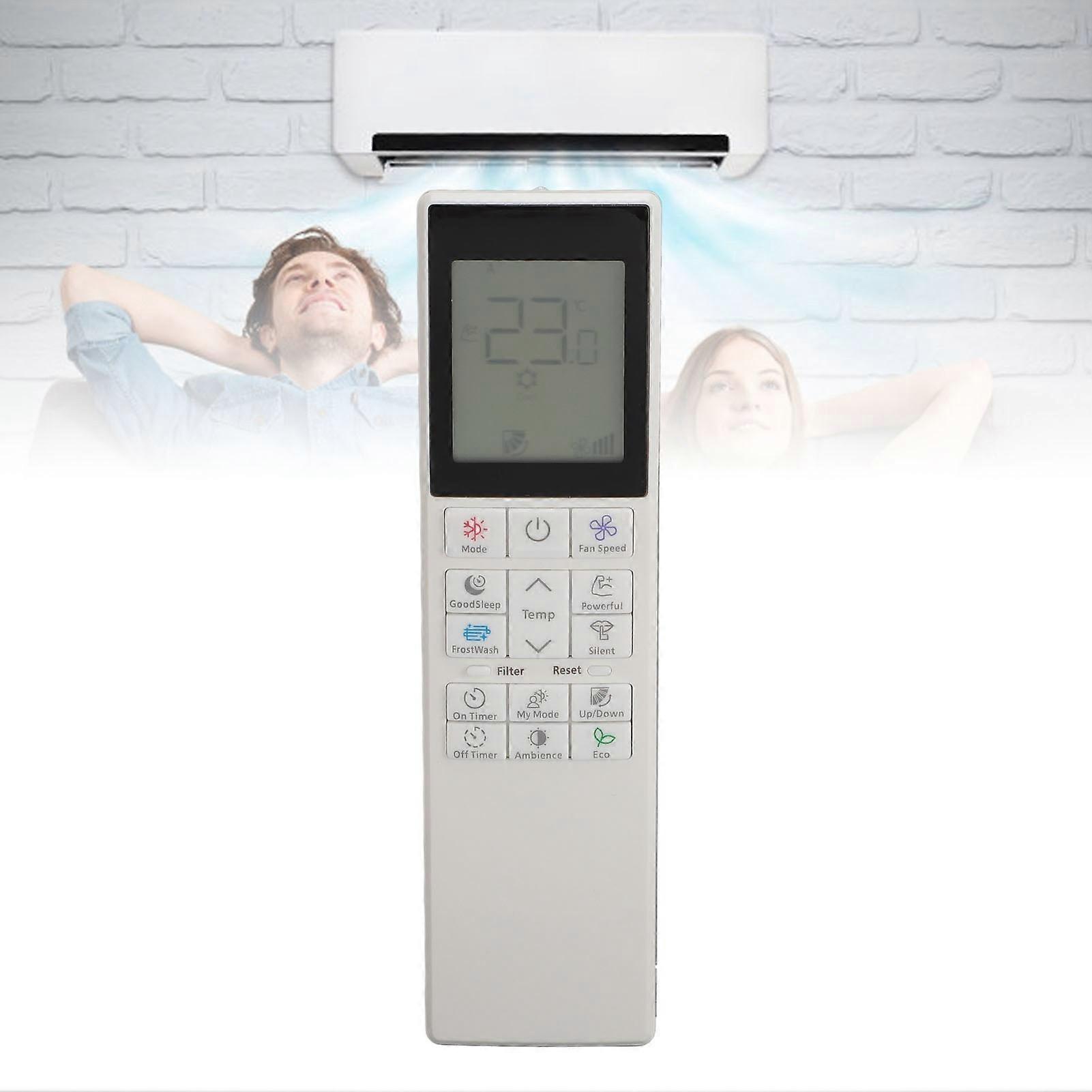 Air Conditioning Remote Controller Portable AC Remote Control Replacement for RC‑AGU1ED0I RC‑AGS1EA0E RAR‑MOA6 