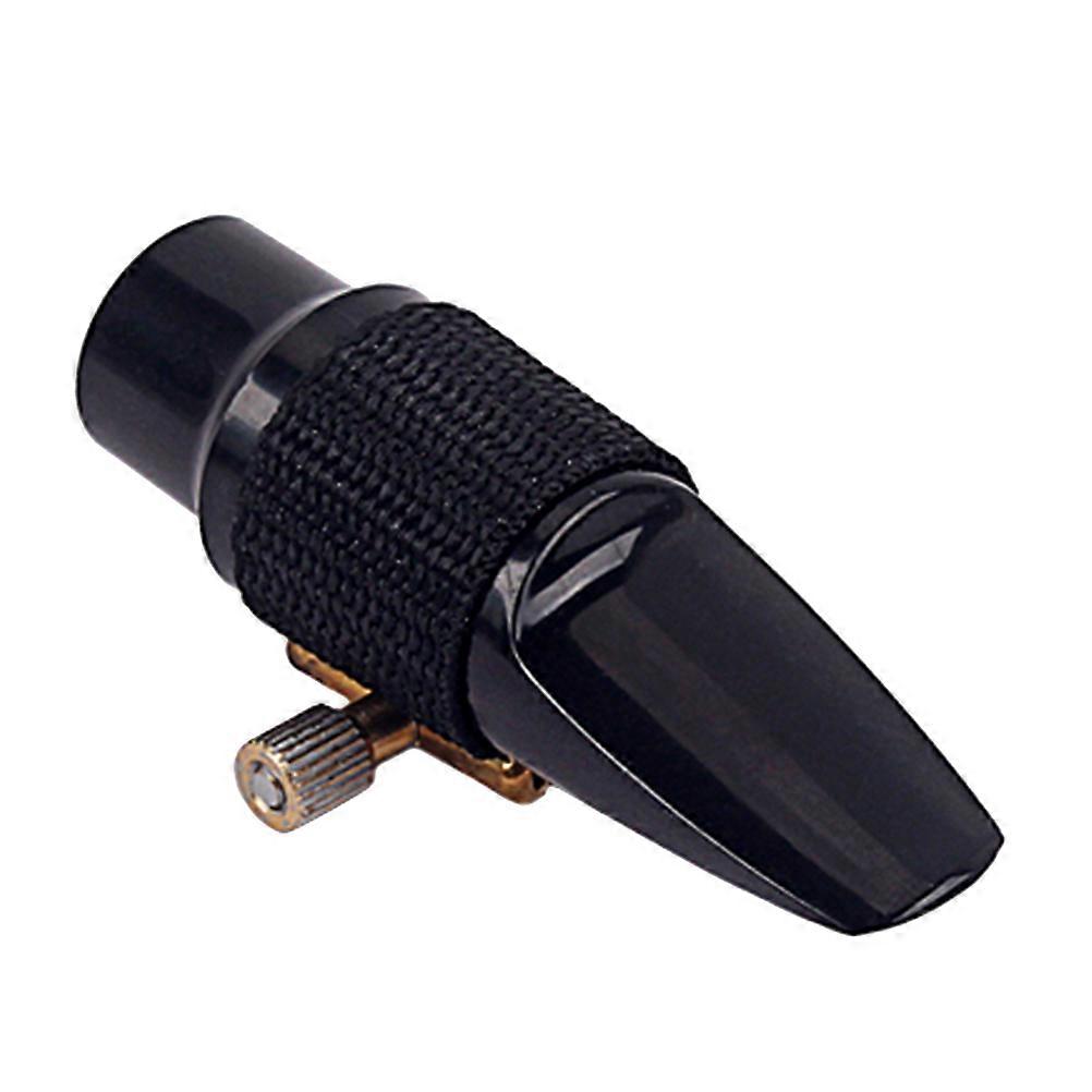 High Performance Replacement Alto Saxophone Mouthpiece with Clip for Enhanced Sound Quality and Durability Black