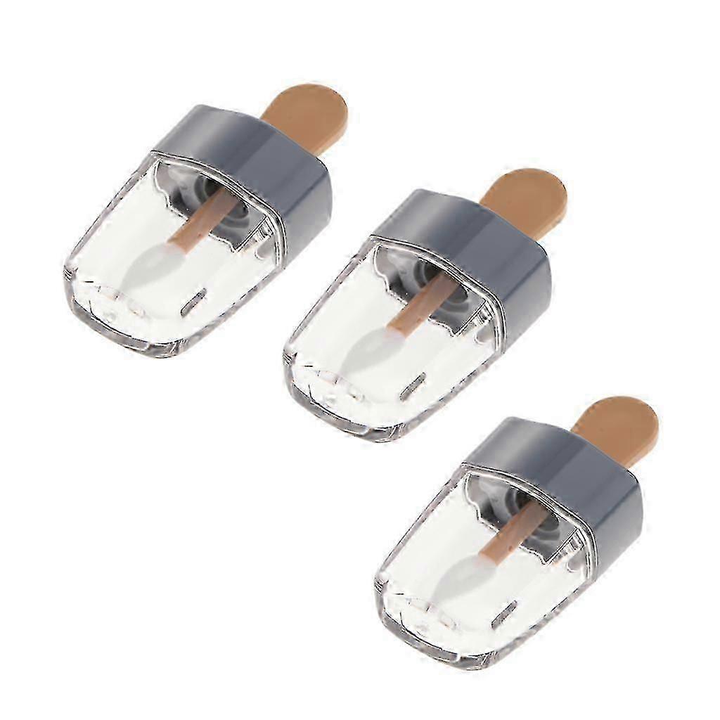 3x 5ML Empty Lip Gloss Tube Lipstick DIY Containers with Rubber Inserts