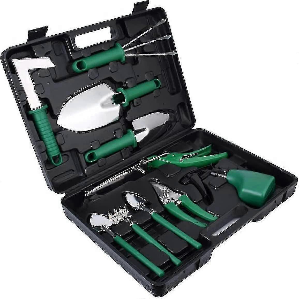 10 Piece Garden Tool Set Stainless Steel