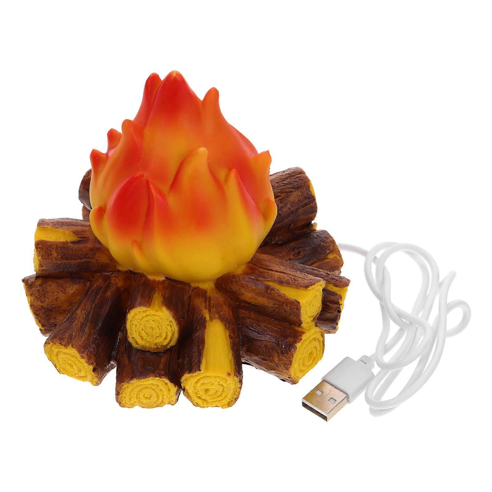 Indoor Lamp, Resin Crafted, Adds Warm Ambience to Any Space