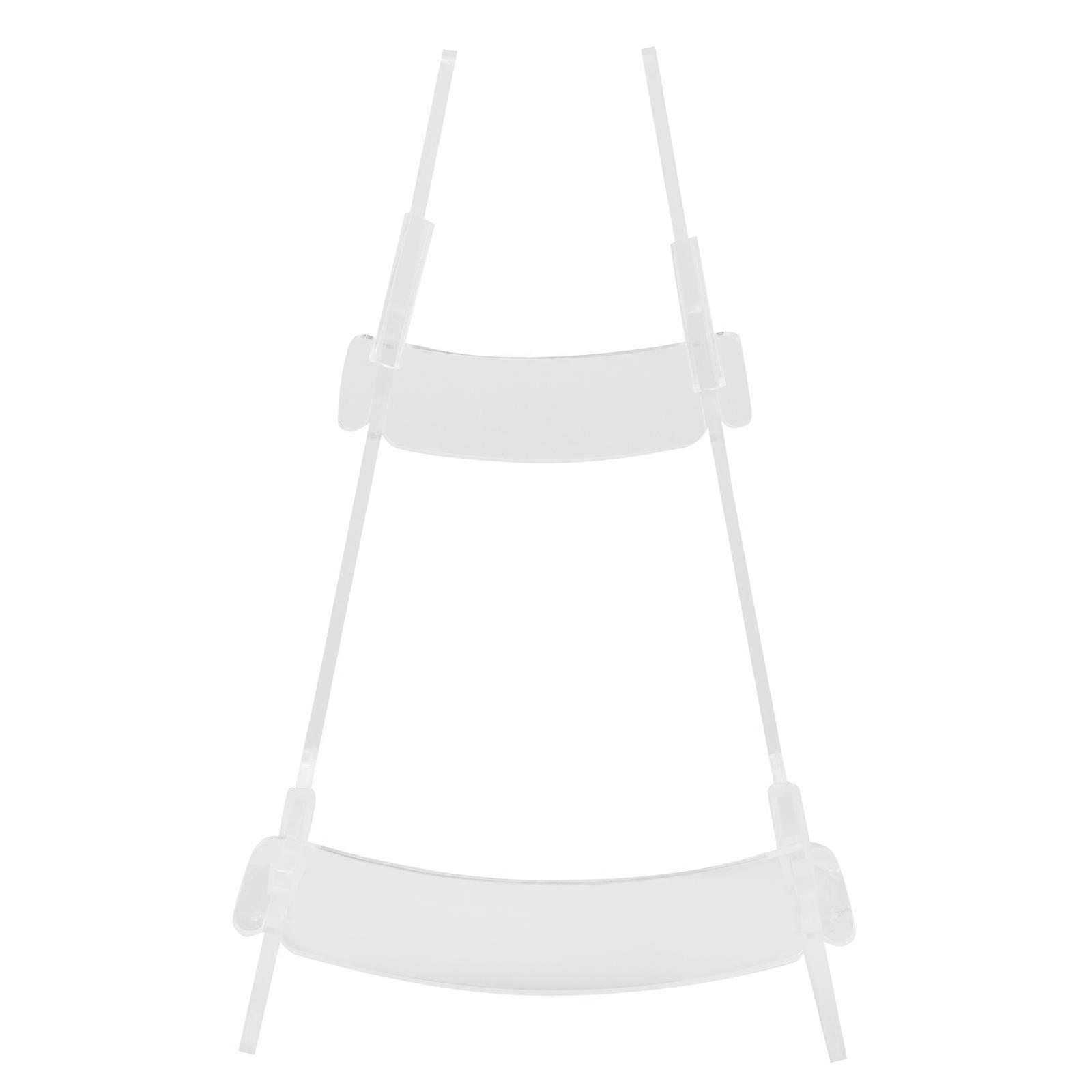Support de guitare avec construction en acrylique, stabilité améliorée, compatible multi-instruments