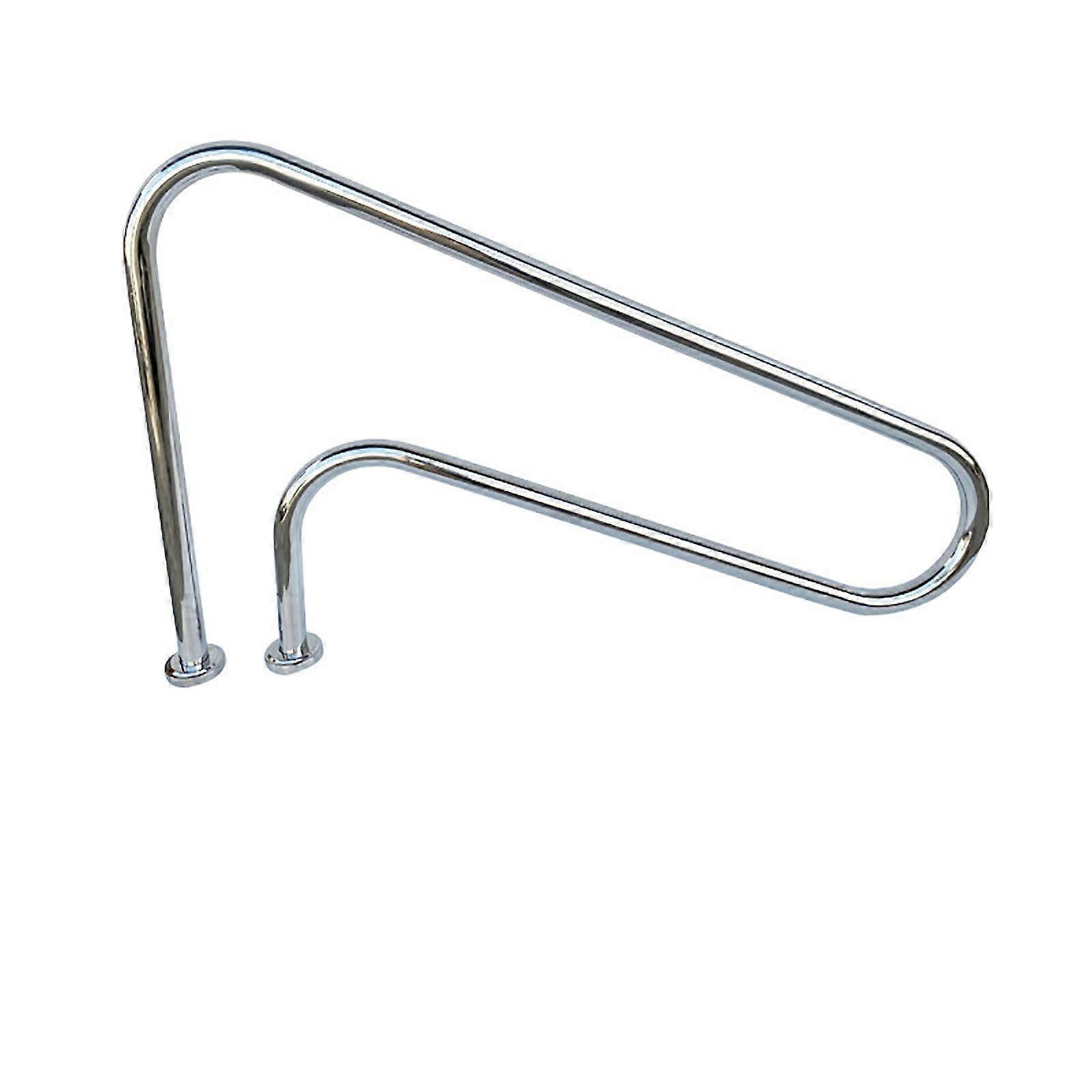 Swimming Pool Handrail, Pool Railing Made of 304 Stainless Steel, Stainless Steel Pool Handrail Railing, Private and Public 1250800 mm