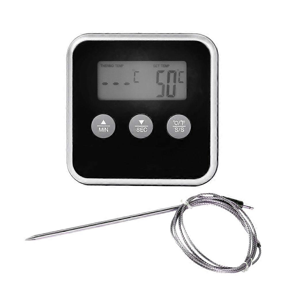 Digital Cooking Thermometers Wireless Oven Use Temperature Alarm Programmable Mode 3.1 3.1 0.8in 1Pack