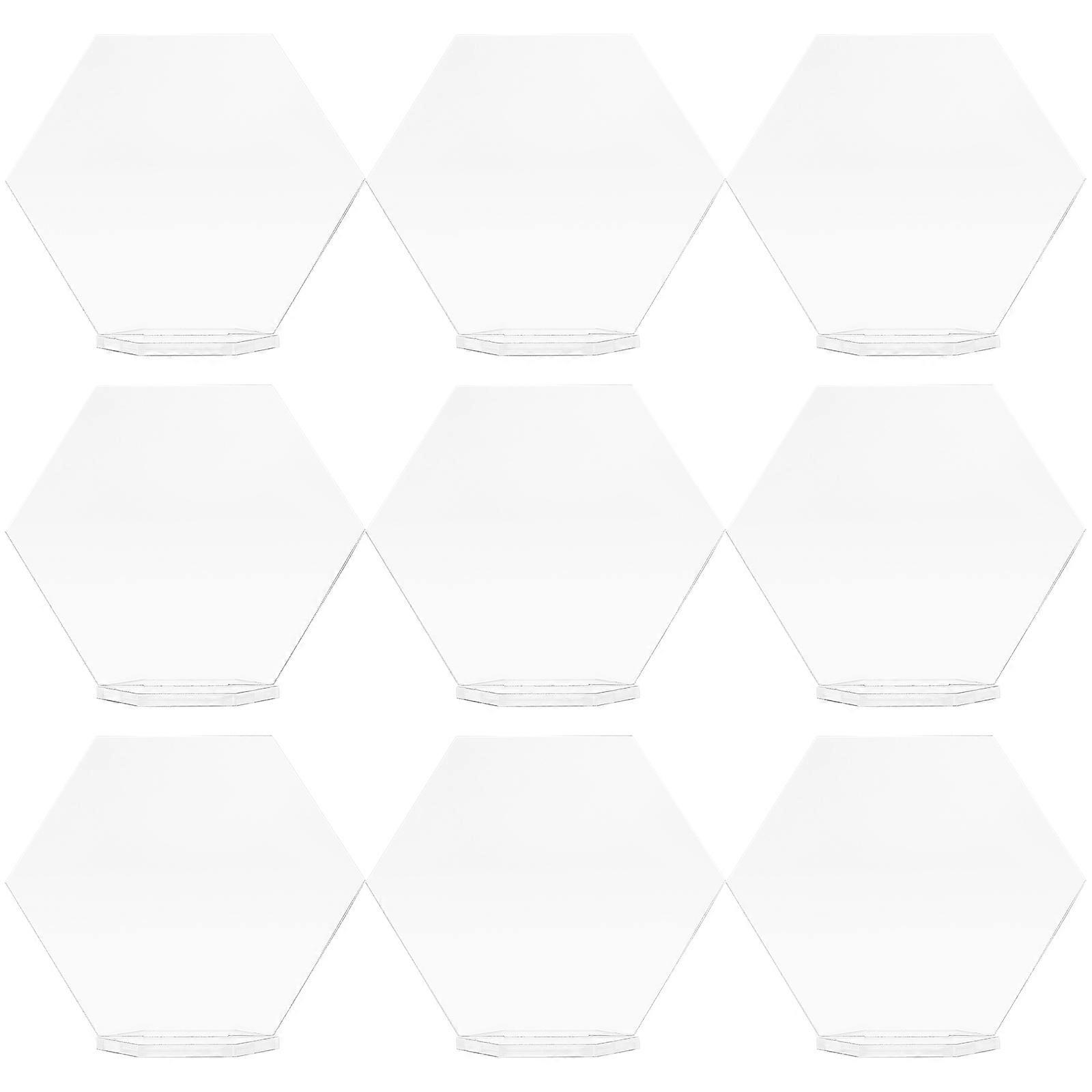 Table Number Stands Hexagon Signs Name Cards Ceremonies 10Sets