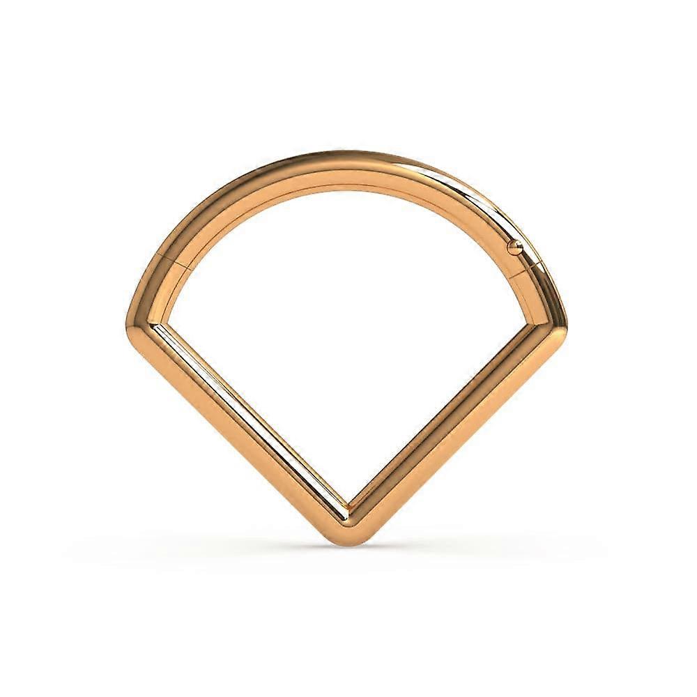 316L Surgical Steel V-shape Hinged Segment Ring