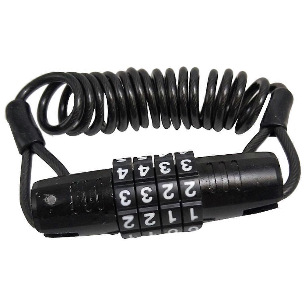 Compact Durable Bike Cable Lock Secure Theft Resistant Lock for Bicycles, Motorcycles, Scooters Easy to Use Portable Storage Security