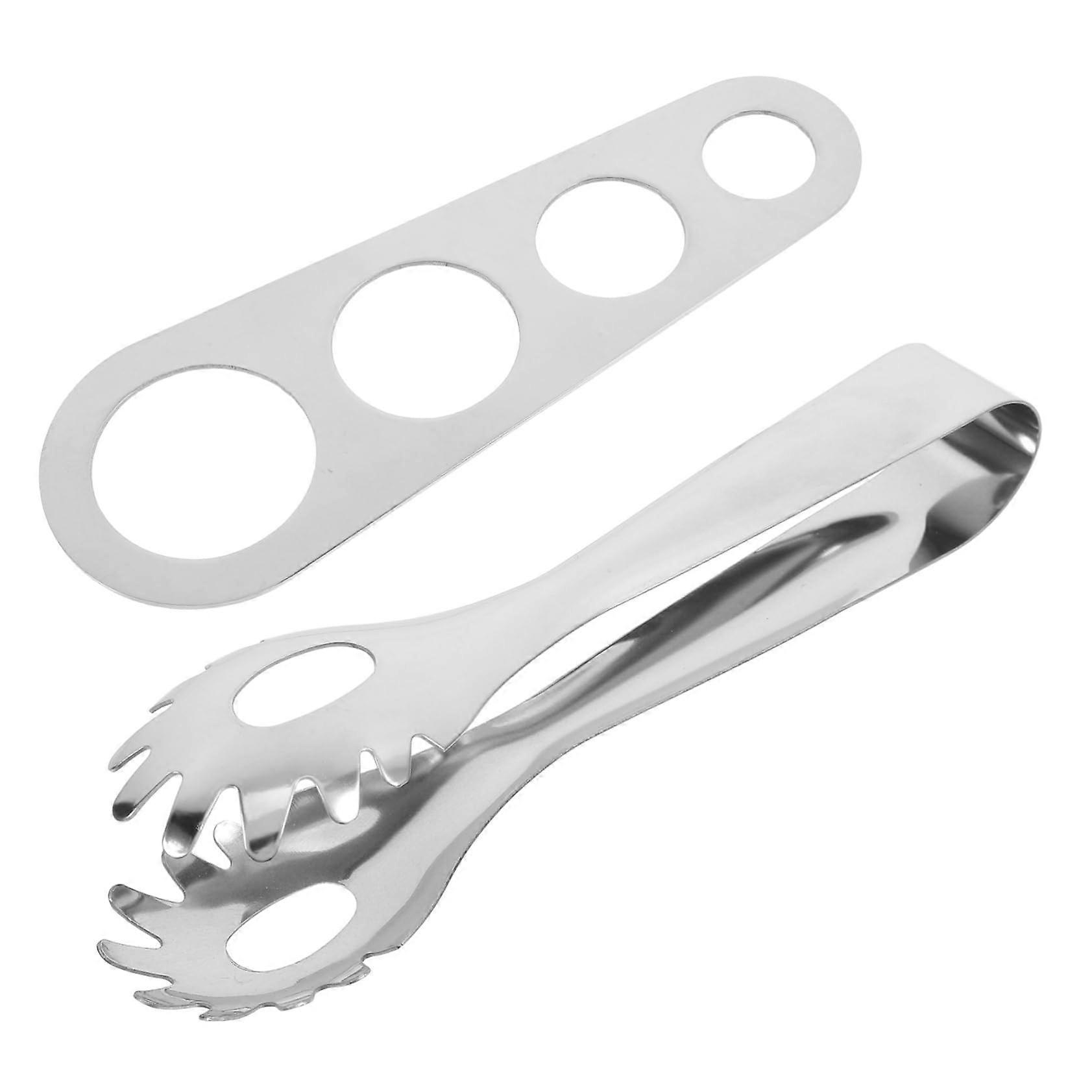 Stainless Steel Pasta Serving Utensils Set Noodle Spoon Server Pasta Measuring Tool